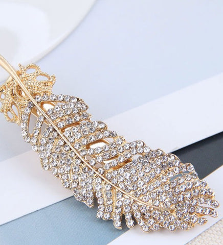 Elegant Feather Hairclip