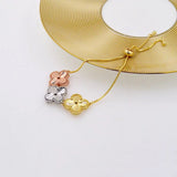 18k Gold Plated 4-Leaf Clover Bracelet