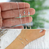 18k Gold Plated Evil Eye Bracelet