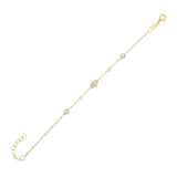 14k Gold Plated Hamsa Bracelet