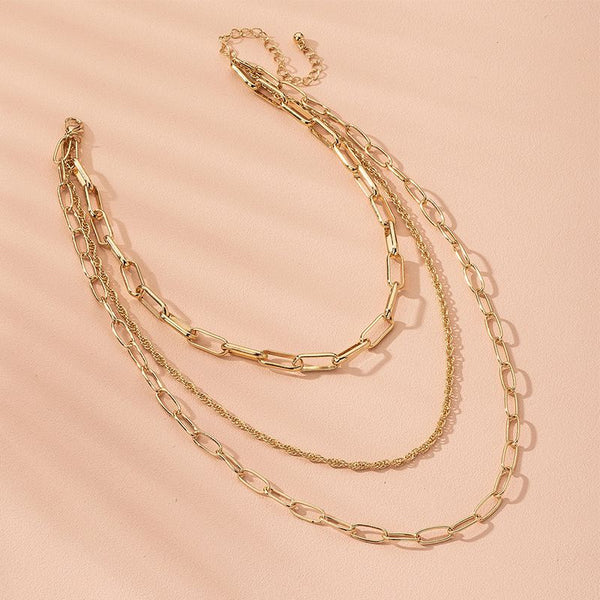 Paperclip Multi-layer Necklace