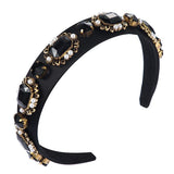 Pearl Crystal Satin Headband