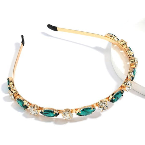 Green Crystal Headband