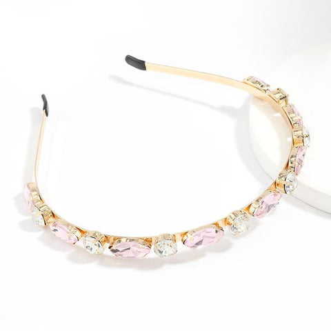 Pink Crystal Headband