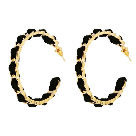 The Metal Chain Hoop Earring