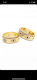 Evil Eye 18k Gold Plated Ring