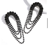 18k Crystal Chandelier Earring