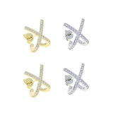 18k Gold Plated Earlobe Huggable Earrings