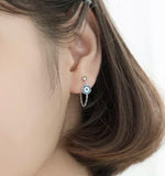 Evil Eye 18k Gold Plated Dangle Earring