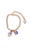 Hamsa 18k Gold Plated Bracelet