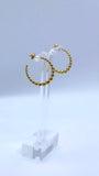 18k Gold Plated Gradual Hoops