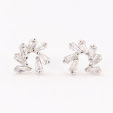 18k Gold Plated Baguette Studs