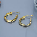 18k Gold Plated Small Hoops
