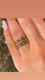 18k Gold Plated Evil Eye Ring