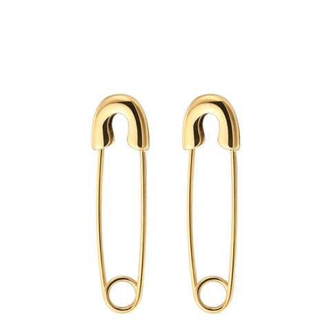 18k Gold Plated Pin Earring