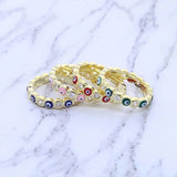 18k Gold Plated Evil Eye Ring