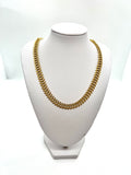 18k gold plated leaf necklace!