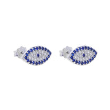18k Gold Plated Evil Eye Studs
