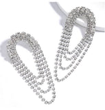 18k Crystal Chandelier Earring