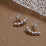 18k Gold Plated Pearl Ear Cuff