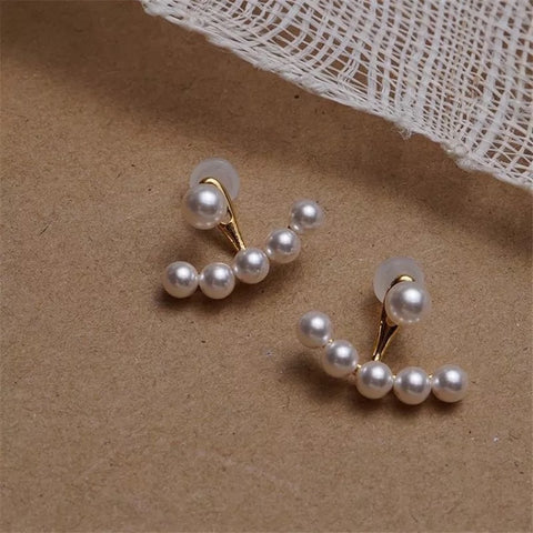 18k Gold Plated Pearl Ear Cuff