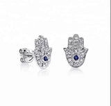 18k Gold Plated Hamsa Studs