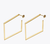 18k Gold Plated Long Drop Earrings