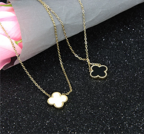 18k Gold Plated Clover Necklace