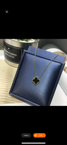 18k Gold Plated Clover Necklace