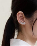 18k Gold Plated Diamond Ear Crawler