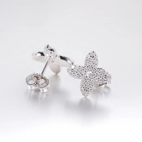 18k Gold Plated Diamond Studs