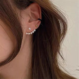 18k Gold Plated Pearl Ear Cuff