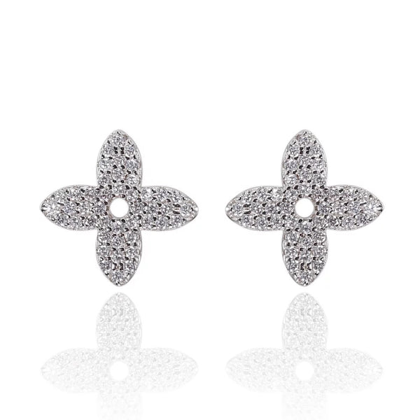 18k Gold Plated Diamond Studs