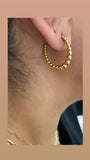 18k Gold Plated Gradual Hoops