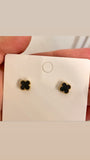 18k Gold Plated Small Clover Studs