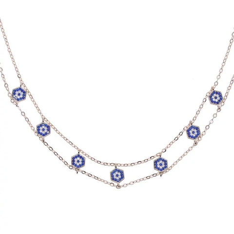 18k Gold Plated Evil Eye Choker