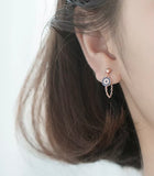 Evil Eye 18k Gold Plated Dangle Earring