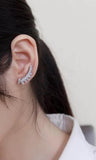 18k Gold Plated Diamond Ear Crawler