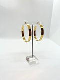 18k Gold Plated Thick Hoop Earrings