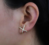 18k Gold Plated Earlobe Huggable Earrings